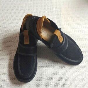 K-Swiss Gen-K Penny Mocassin Sz. 8.5 Black Textured Slipon Loafer Shoes